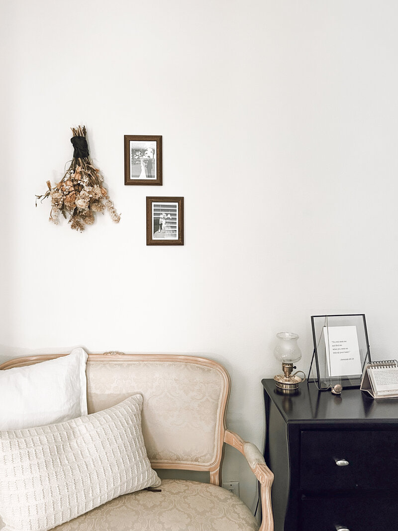 Bedroom styling by Sarver Lane Interiors in Murrieta, CA