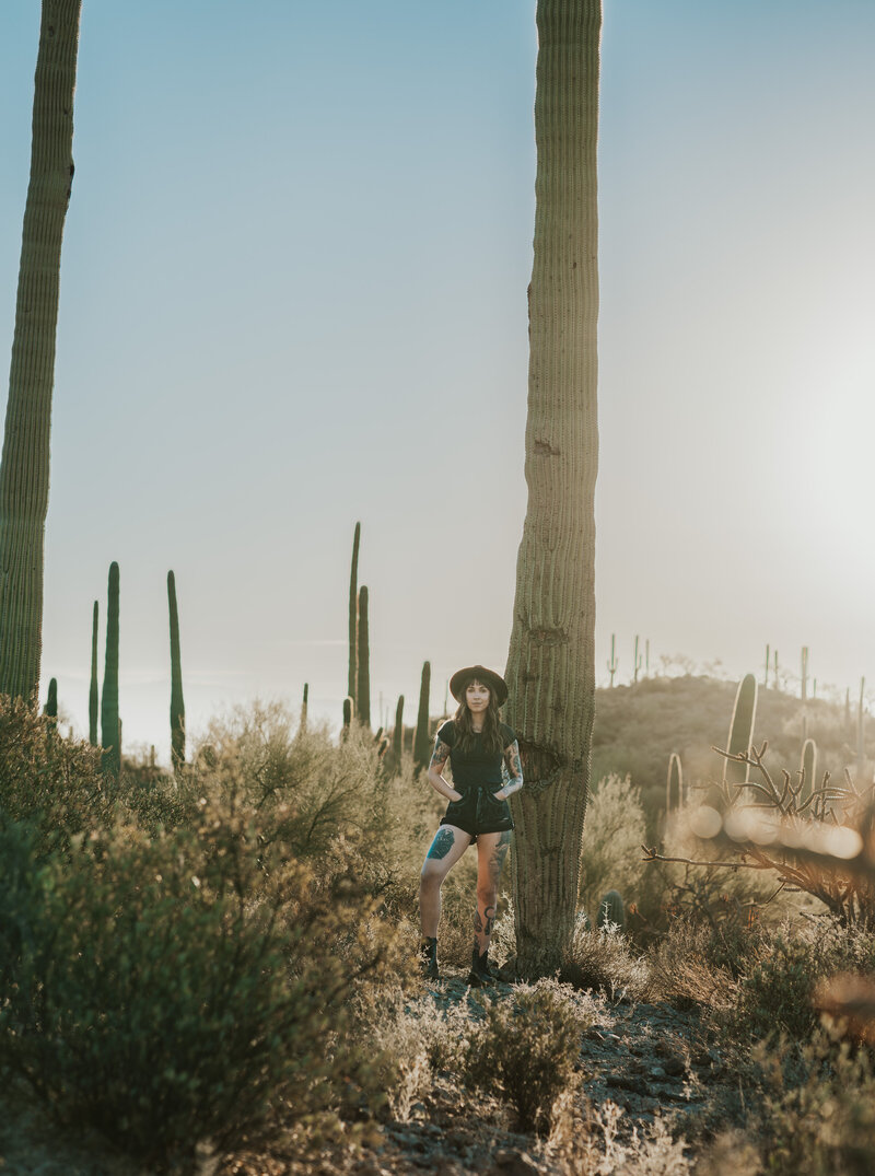 Saguaro Desert Portrait Session