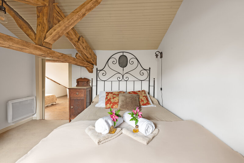 Le lit de la Chambre Chardonneret