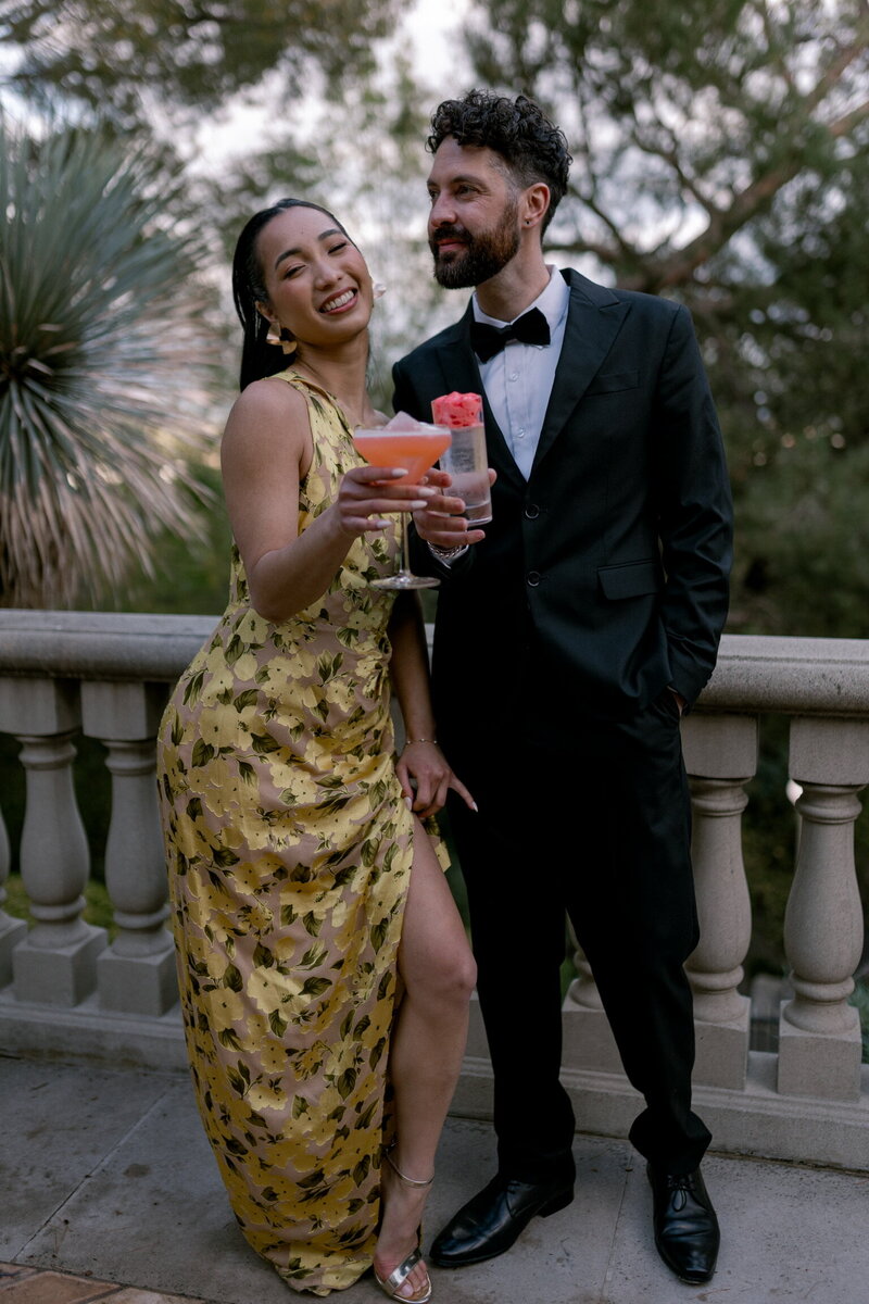 Groom lifting Bride up to celebrate right after saying I do.