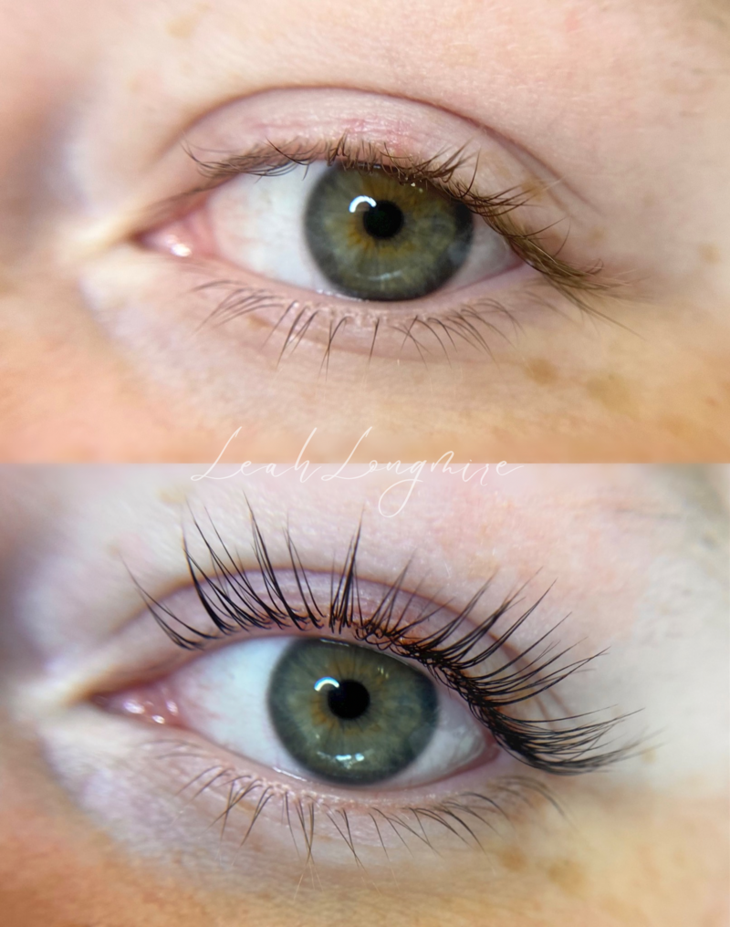Witness the captivating changes in our Lash Lift and Tint before and after images. Discover the secret to stunning, lifted lashes at Inkvictus Studios.