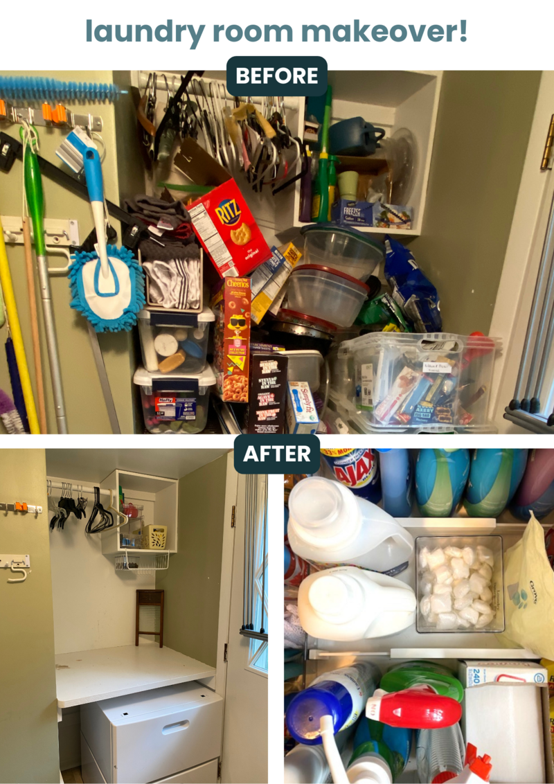 home organization for the laundry room