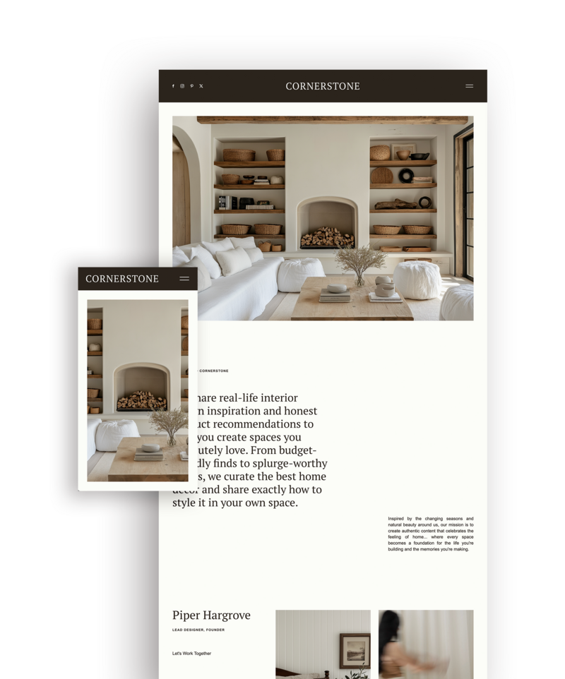 Cornerstone-Website