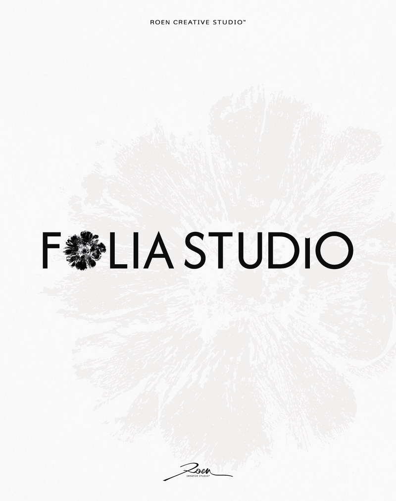 Branding for a florist showcasing creative brand design