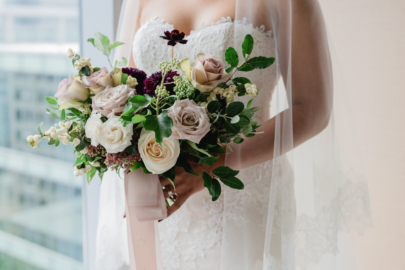 Featured in Martha Stewart Weddings Steamwhistle Brewery Downtown Toronto Blush and Bowties Nadia & Co. | Jacqueline James Photography for modern wild romantics