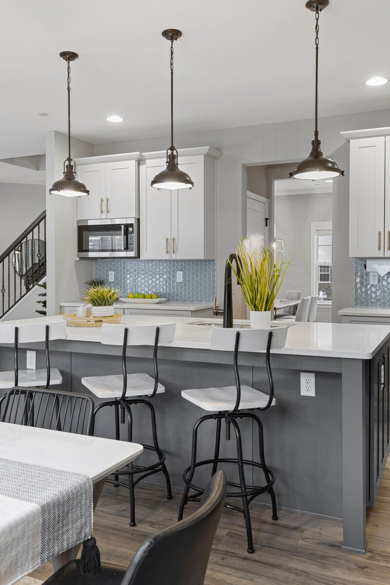 Modern kitchen in Maryland home for sale