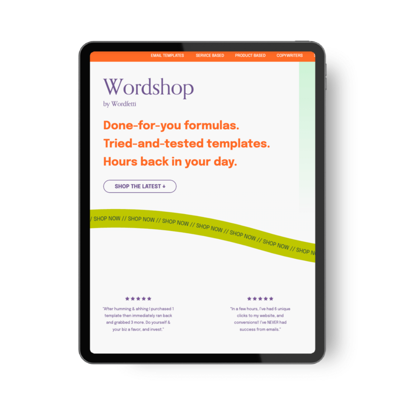 copywriting templates