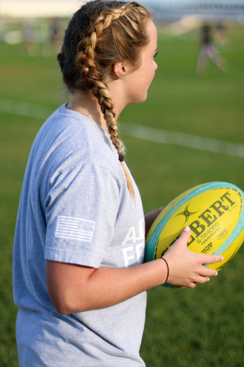 USAFA Women's rugby practice - Zoomie Rugby