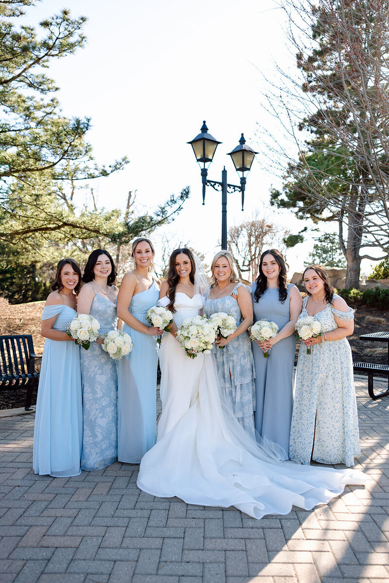 bridesmaid pictures at dunne park