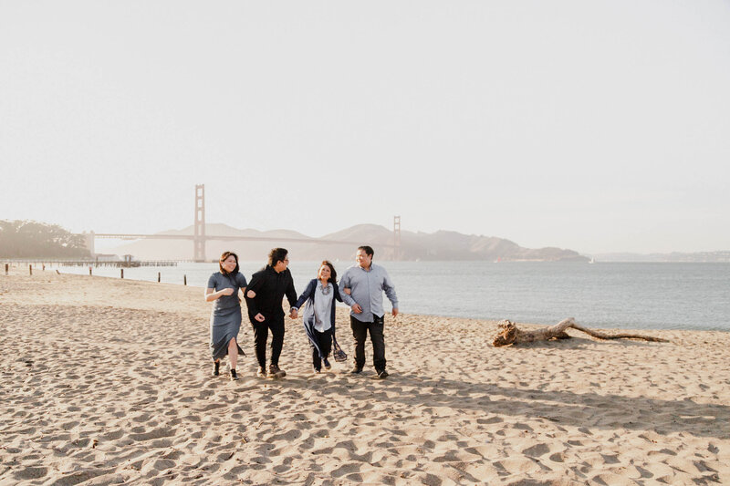 San Francisco Crissy Field Beach family session