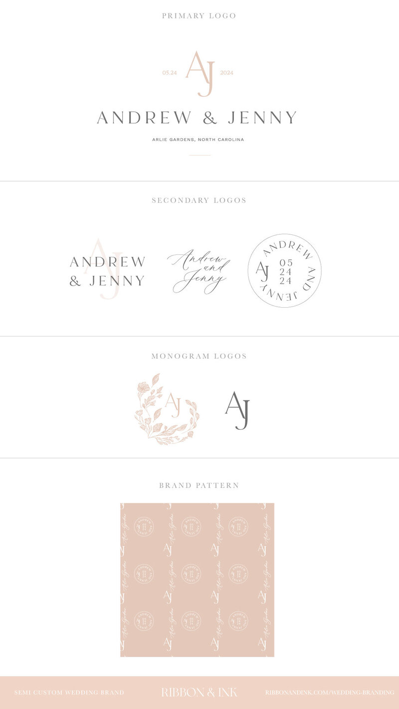 semi-custom-wedding-branding-monogram-logo-pink-feminine-romantic-jenny