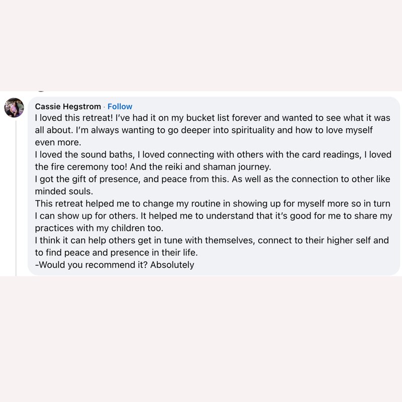 testimonial of soul retreat with dana haines