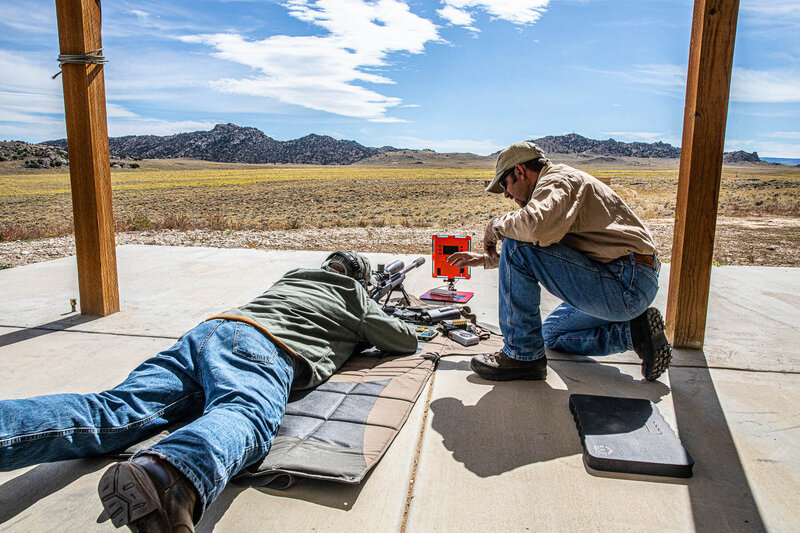 Long range shooting in Wyoming