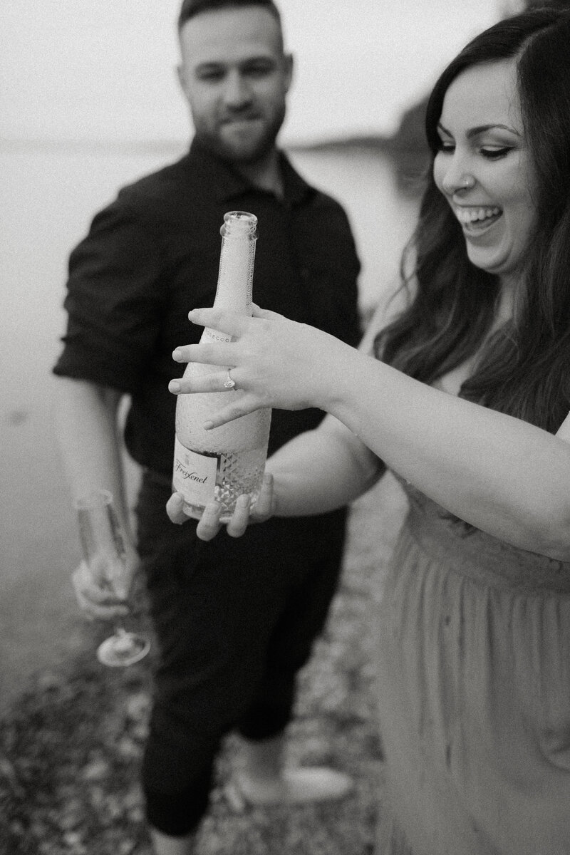 Jess and Joel - Summer Engagement Session on The Ottawa River-87