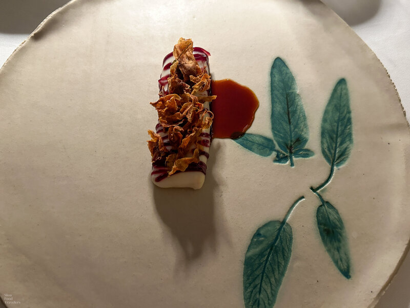 Main dish at Ristorante Lino in Pavia, Italy