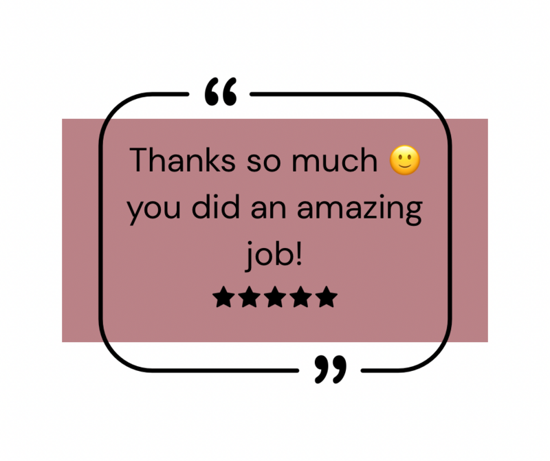 Petal & Pine Photography client review