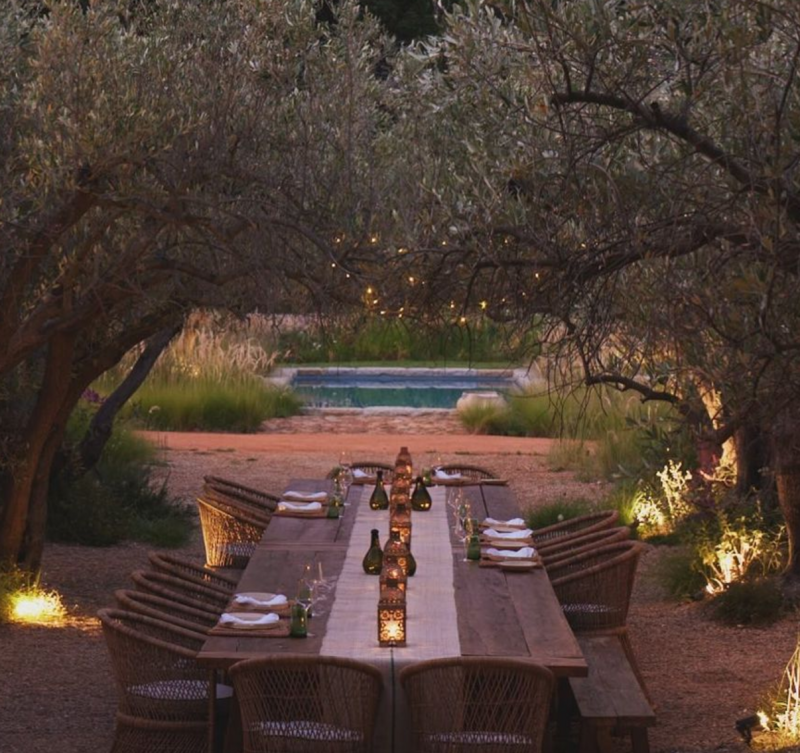 Outdoor Dining at Sterrekopje Farm