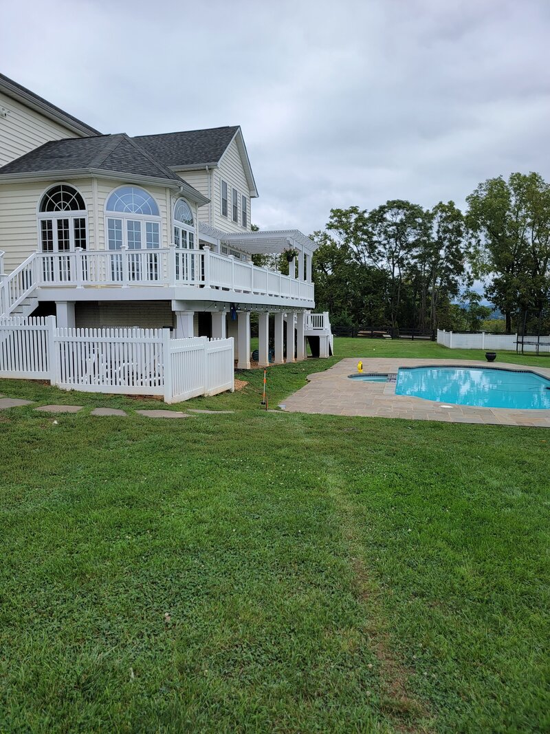 Backyard with Pool prior to Backyard remodel