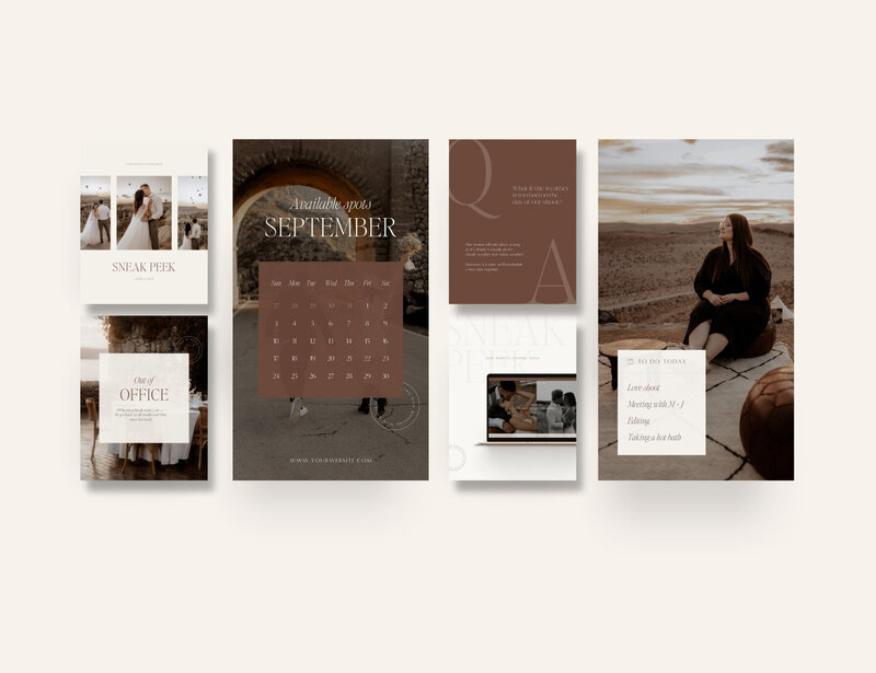 Editorial Instagram templates for photographers Wild Willow2