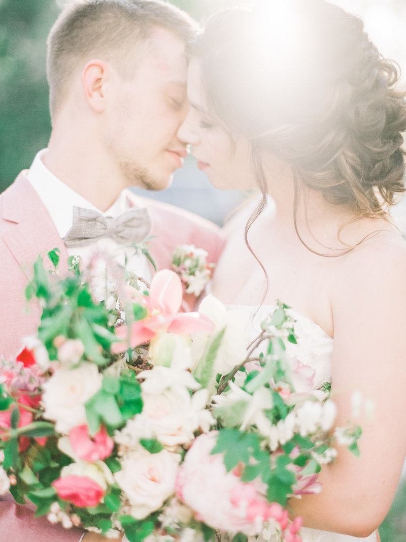 outdoor summer wedding in Traverse City Michigan