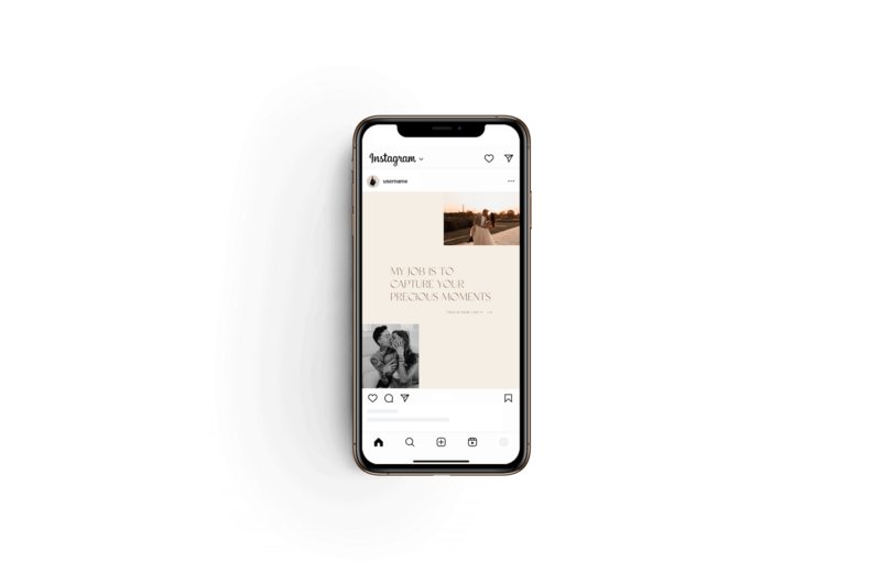Instagram templates voor fotografen Blooming Bliss 2