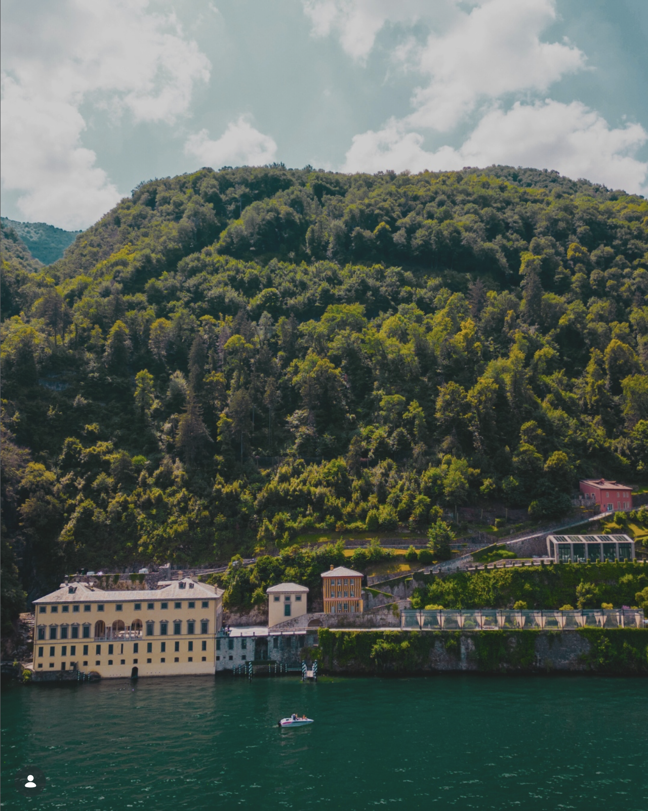 Instagram post Lake Como