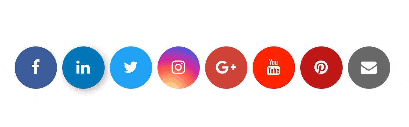 Social Icons Style 3