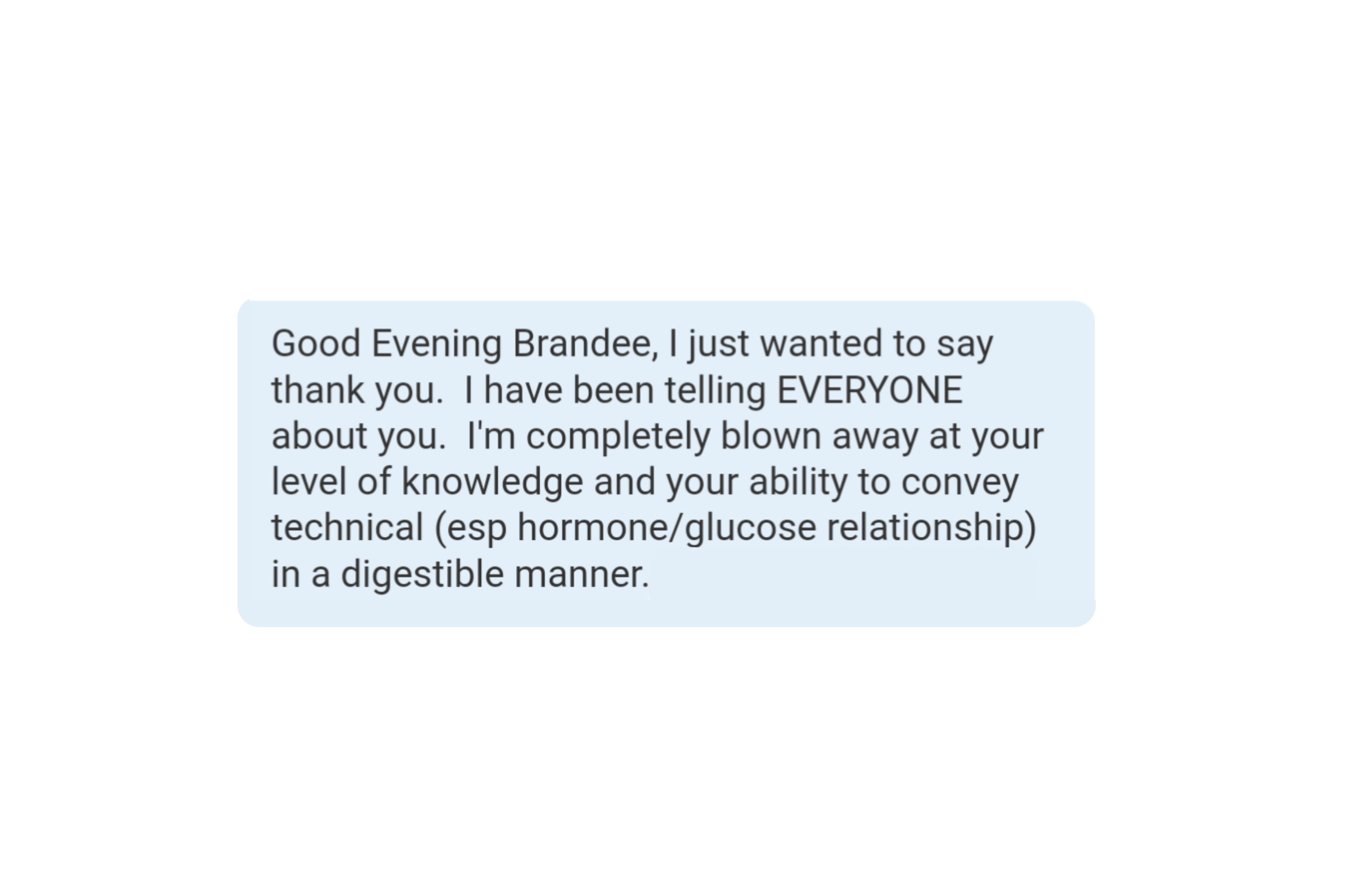 Glucose Relationship
