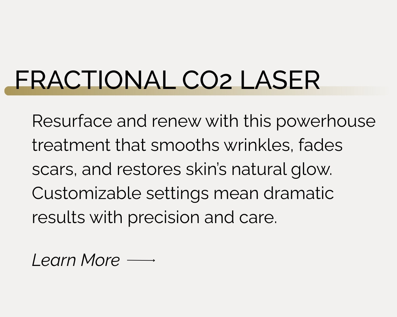 CO2 Laser treatment overview