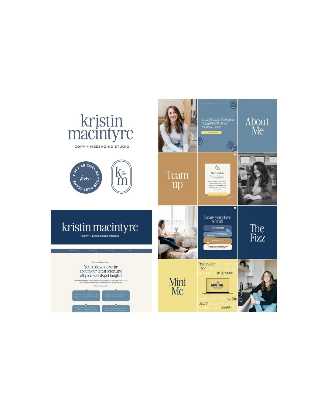 Brand Ed student DIY logo and branding made by copywriter Kristin Macintyre