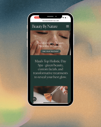 mobile optimized website scrolling video