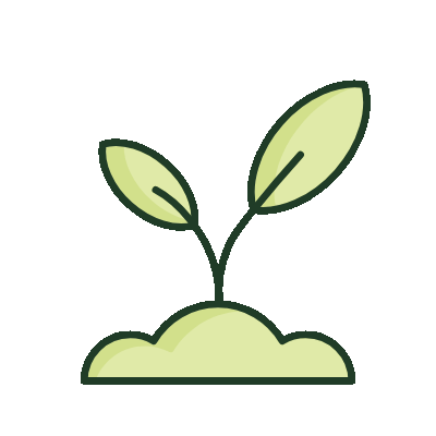 Animated Illustration of Harvesting a Plant