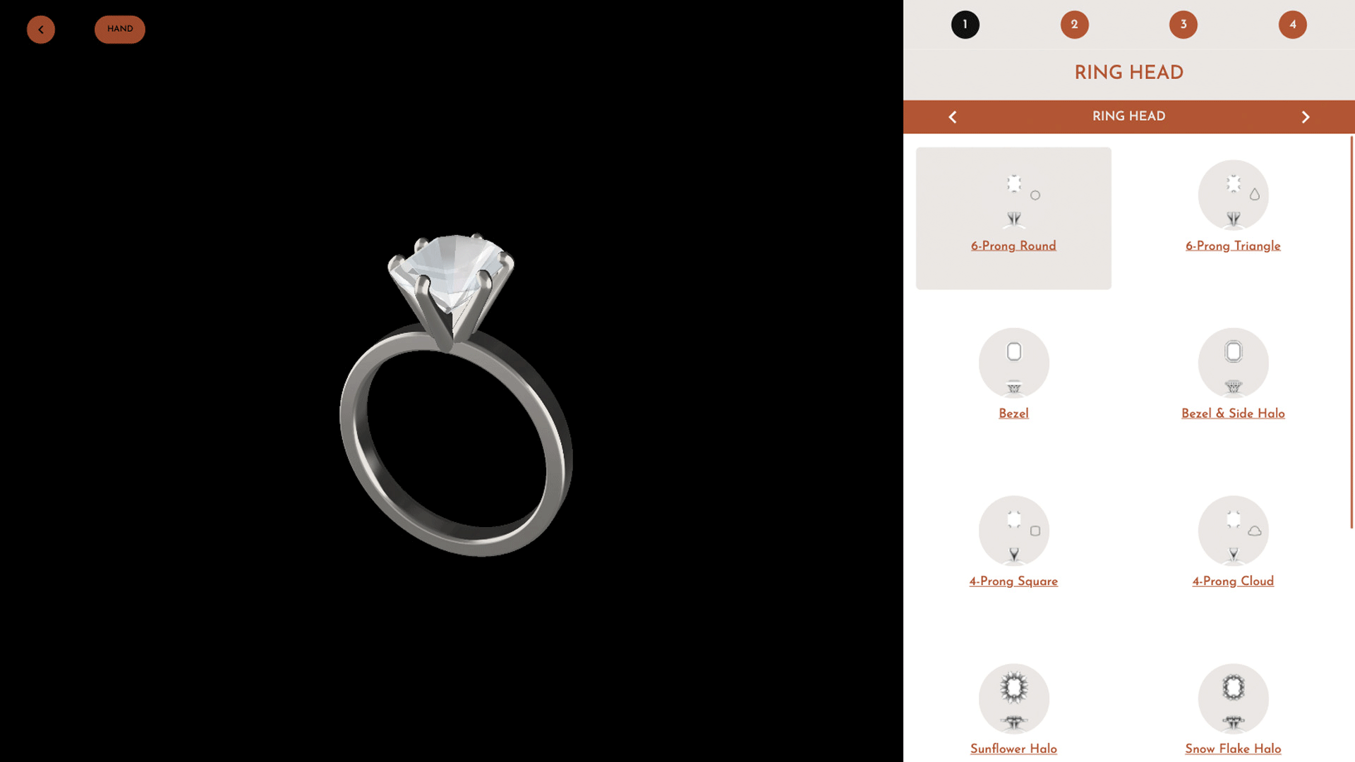 Diamond Ring Head Design