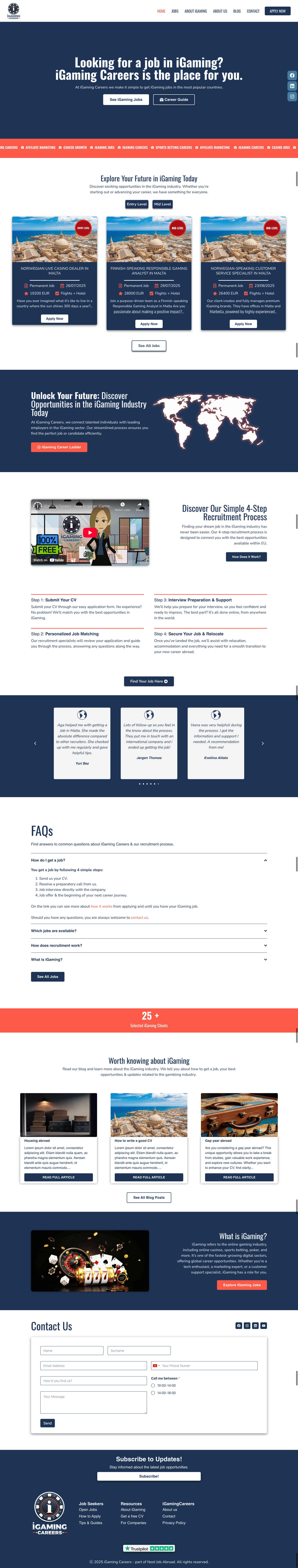 Website mockup screenshot