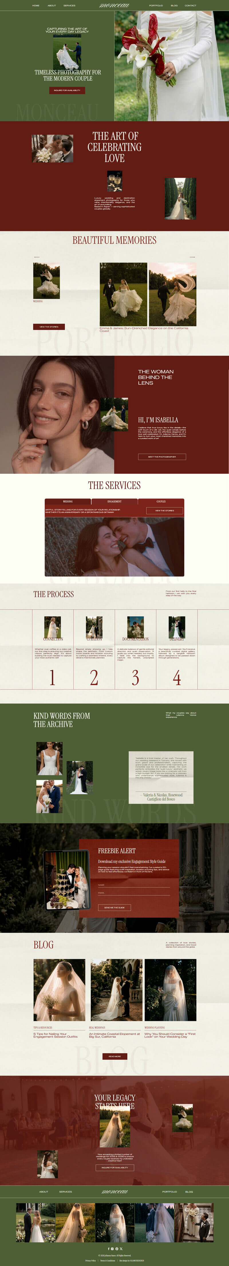 Monceau Template Preview