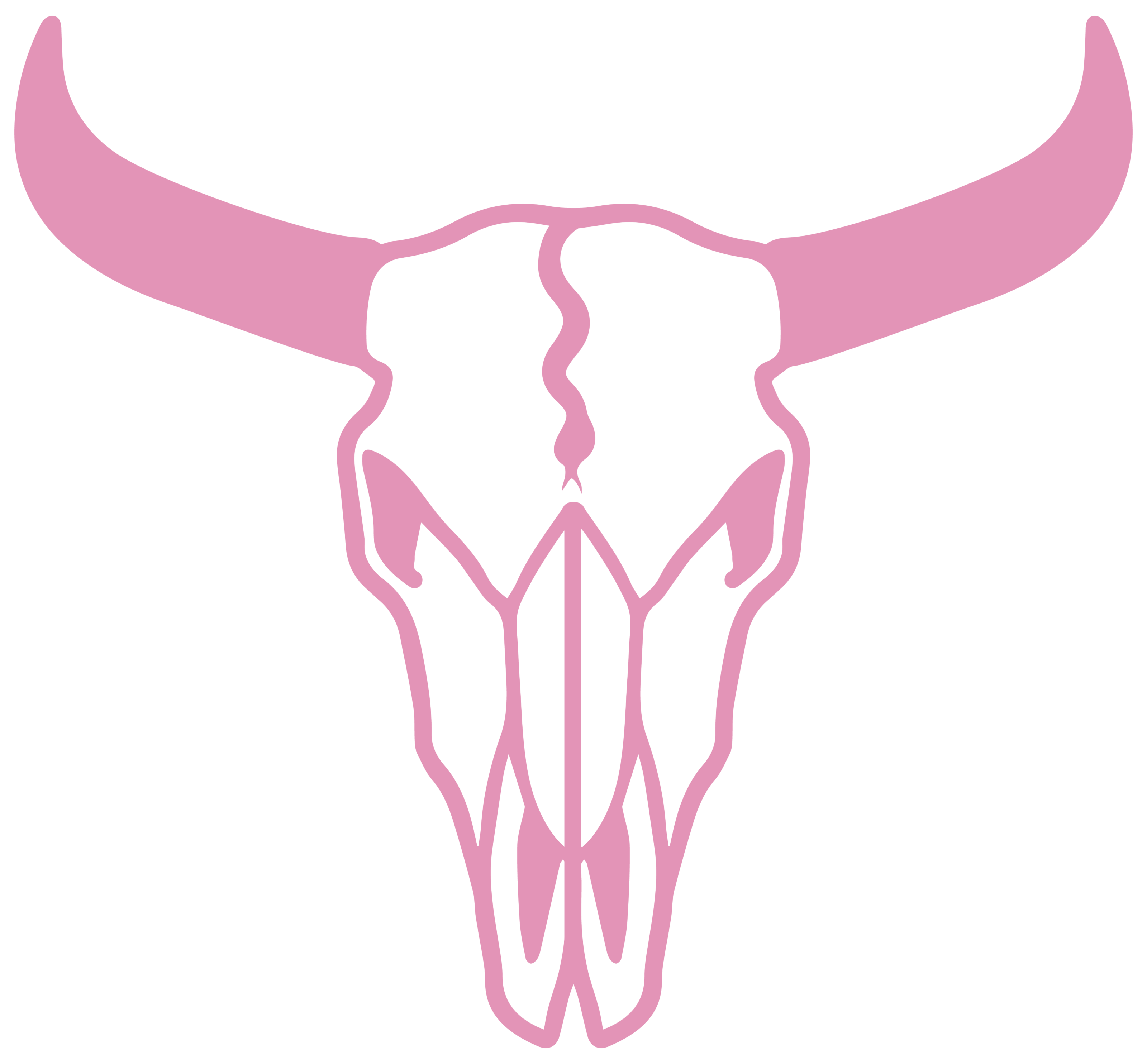Pink Skull Icon