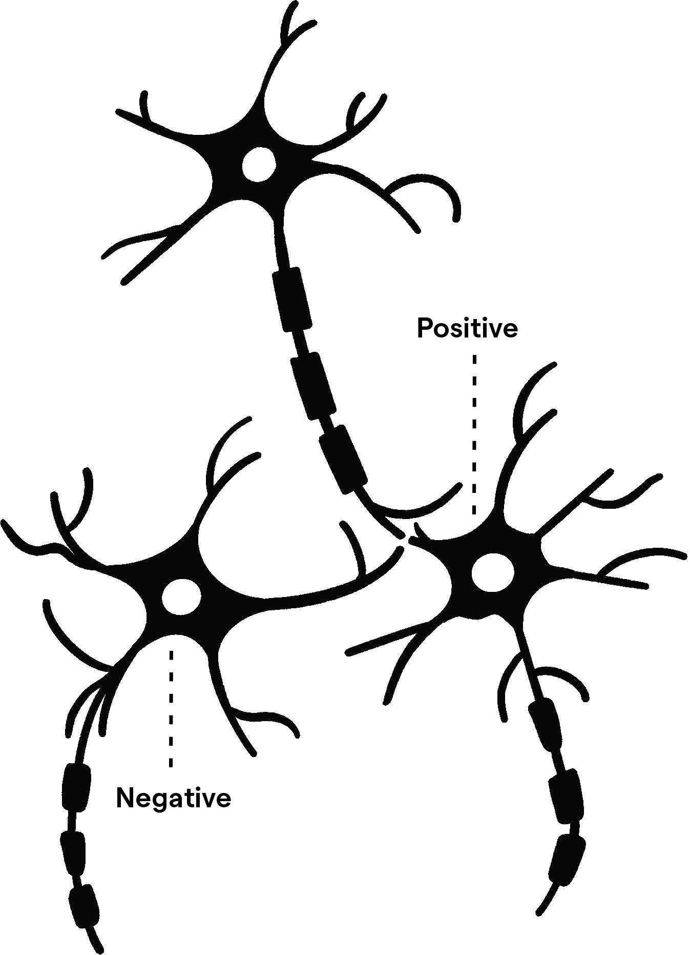 Animation of shifting mental muscle from negative to positive