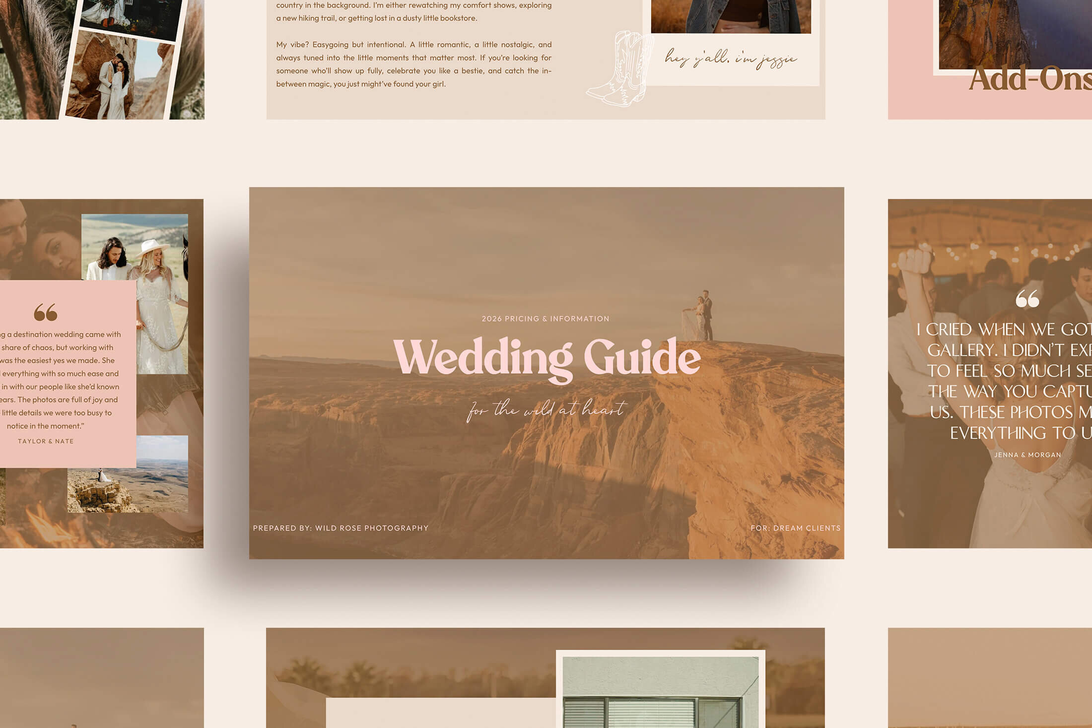 Wild Rose Canva pricing guide for photographers