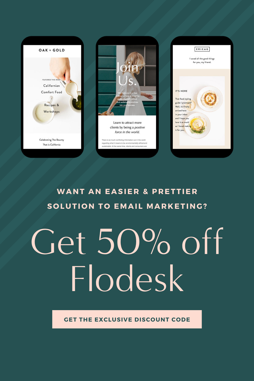 Your email marketing just got easier! Use code CANDICE50 to save 50% on Flodesk!