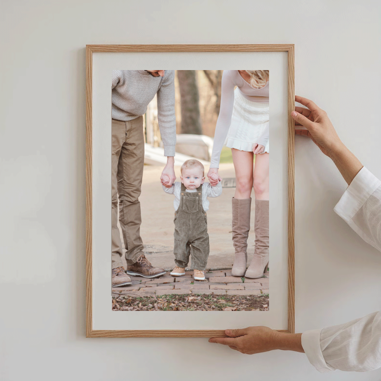 Family holding hands by baltimore pa photographers