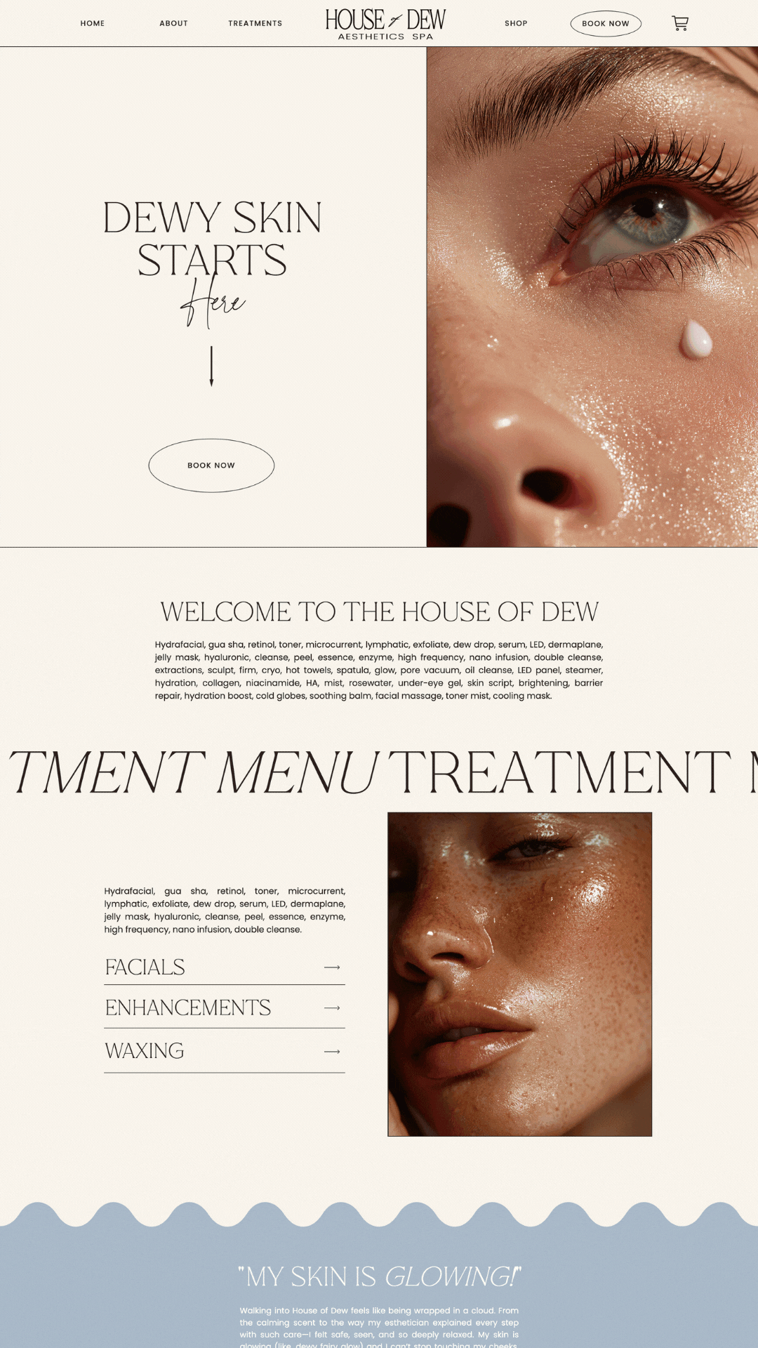 Stylish Showit website template mockup designed for creative entrepreneurs ready to launch quickly.