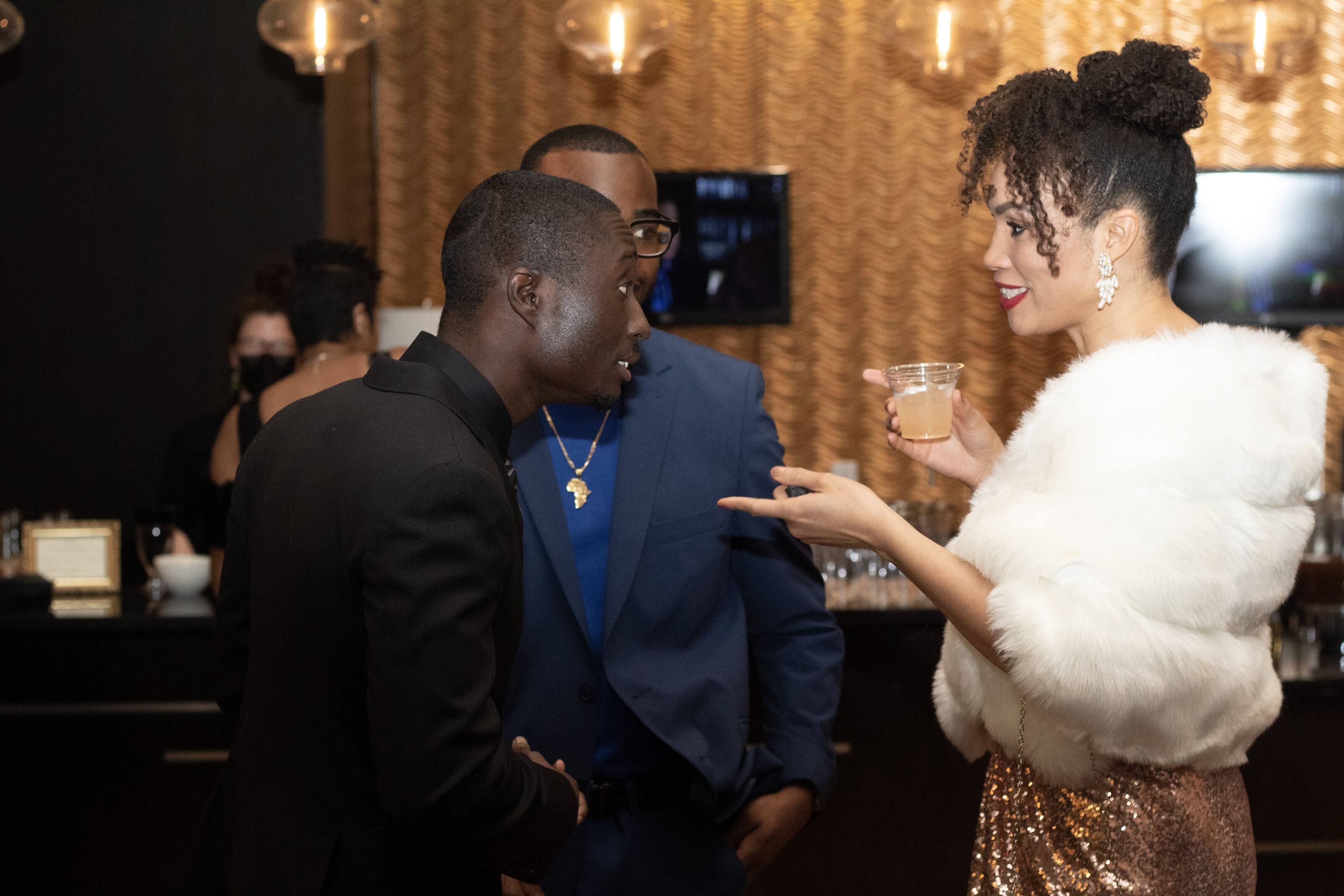 Guests in conversation