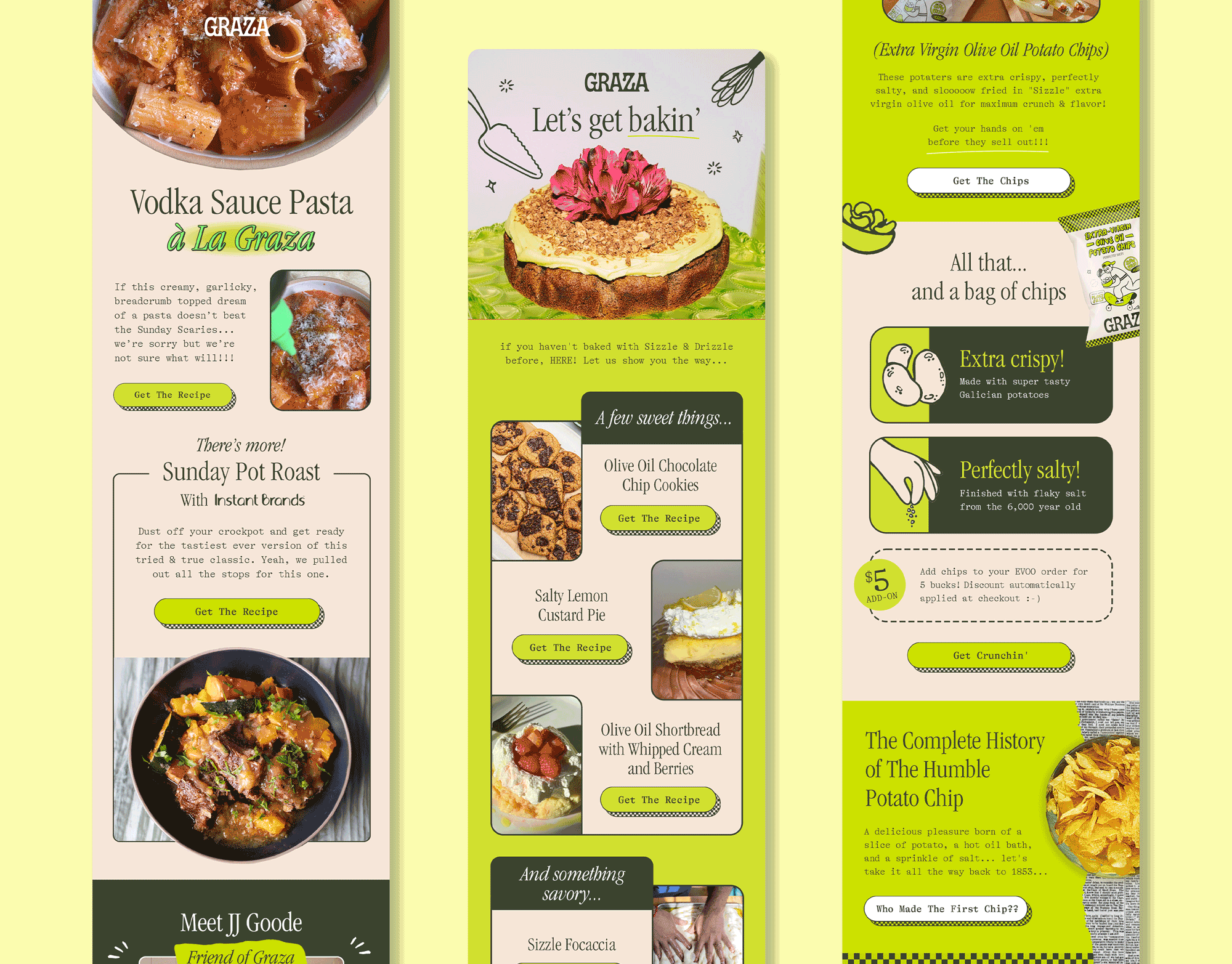 Sarah Peterson Email Marketing Graphic Designer Graza Olive Oil Email Marketing Designer