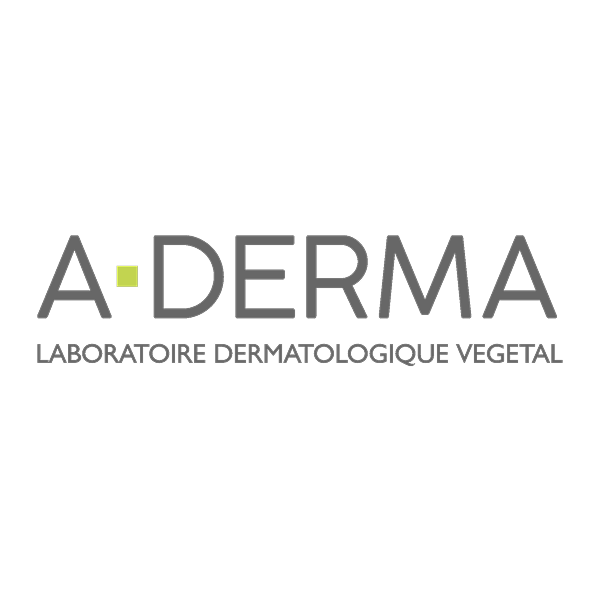 Logo de la marque A-Derma qui a fait partie de ceux qui ont fait confiance à Manon Klisz pour créer du contenu UGC authentique