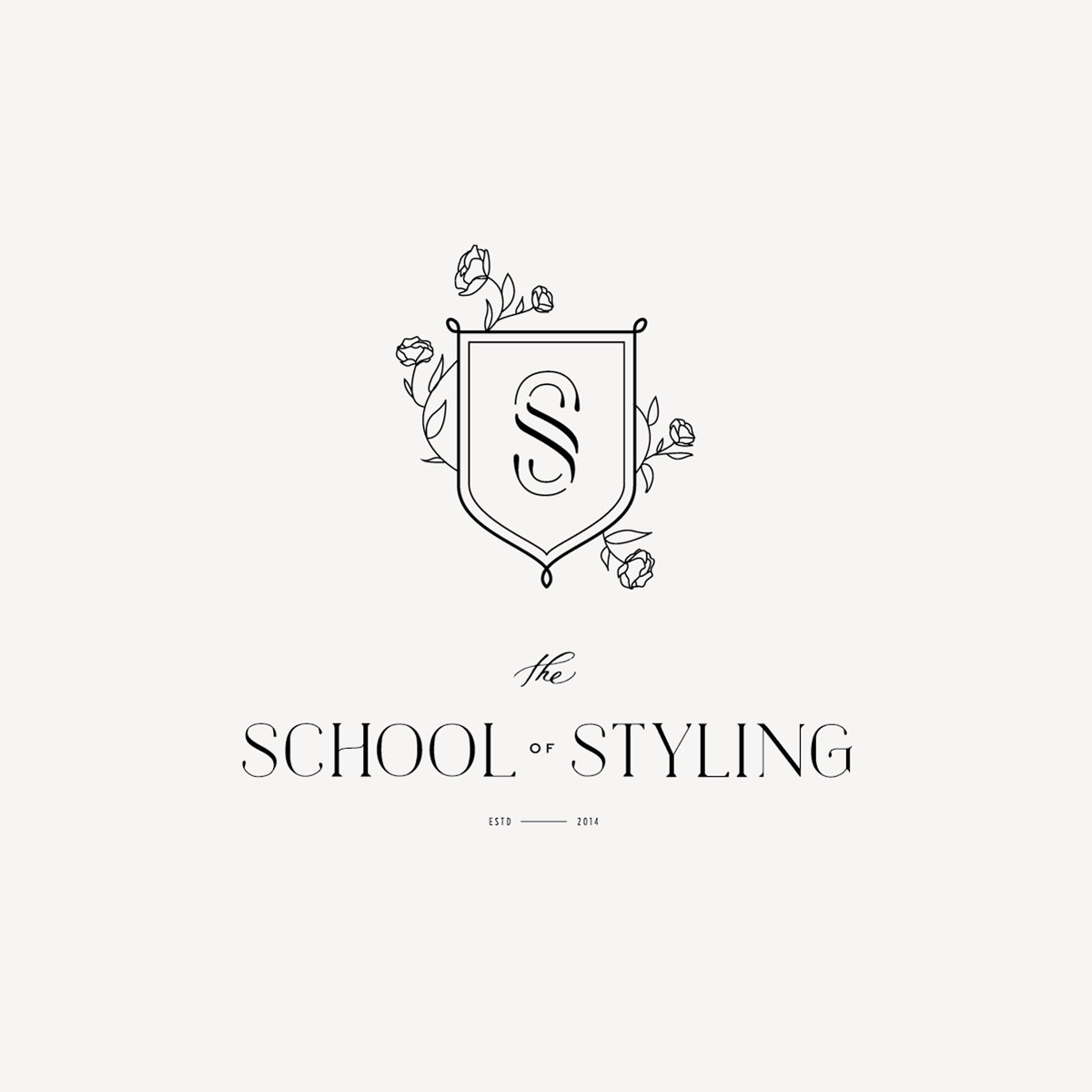 Modern Brand and Website Design - Modern Lettered Logo - Saffron Avenue - Brand Board, Inspiration Board, Modern Logo Design, Geometric, Website Design, Website Layout