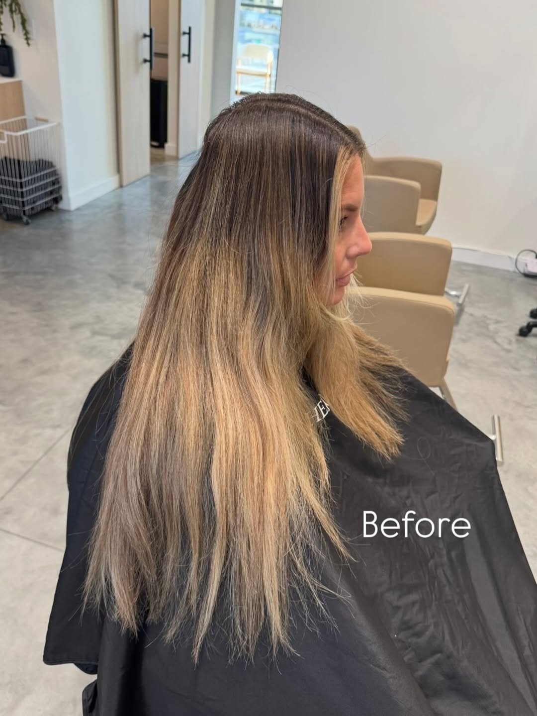Before: hair transformation 6 at Echelon Salon in Eagle, Idaho