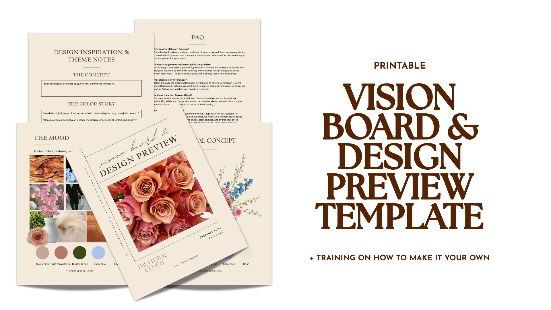 The Floral Coach – Canva for Floral Designs hero mockup (alt version)