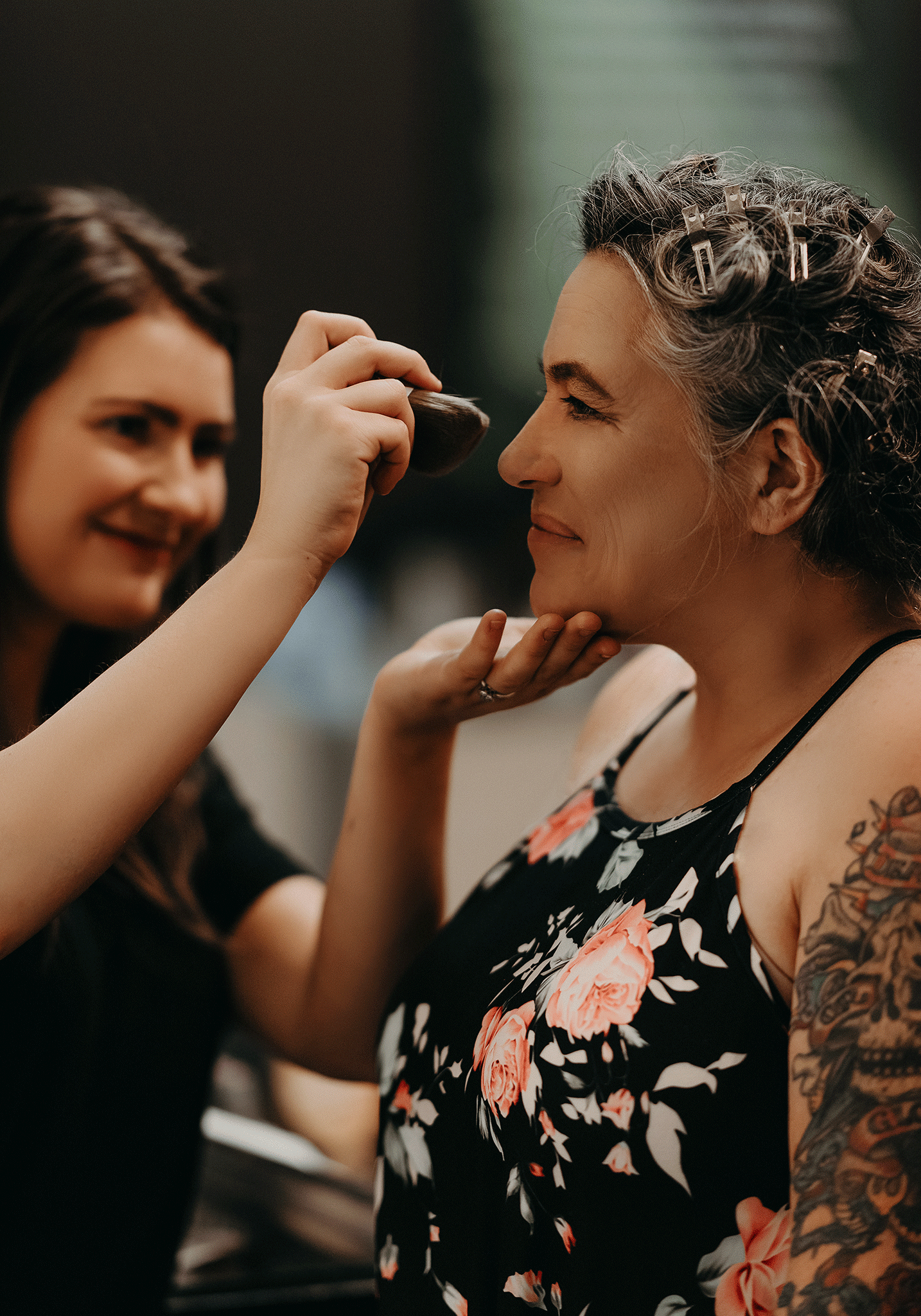 Branding portrait of a makeup artist photographed in Seattle, created for beauty professionals who want striking, editorial‑style images to showcase their craft and elevate their brand.