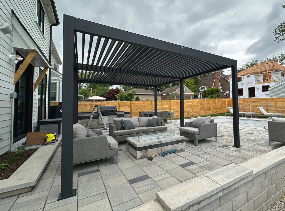 Aluminum Covered Pergola