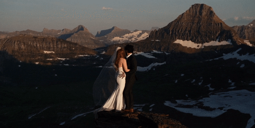 Couple and Mountains